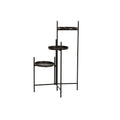 Side table DKD Home Decor Black Metal (60 x 66 x 111 cm)