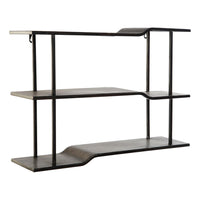 Shelves DKD Home Decor Black Metal (61.5 x 15 x 42 cm)