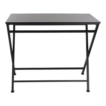 Side table DKD Home Decor Black Metal MDF Wood (80 x 40 x 68.5 cm)