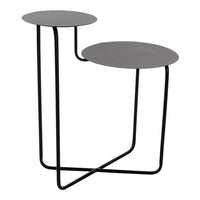 Side table DKD Home Decor Black Metal (57 x 35 x 60 cm)