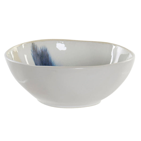 Bowl DKD Home Decor Stoneware Enamelled Steel (780 ml) (17 x 17 x 6.5 cm)