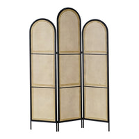 Folding screen DKD Home Decor Wood Rattan (120 x 2 x 180 cm)