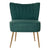 Armchair DKD Home Decor Green Polyester Metal (55 x 64 x 72.5 cm)