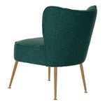 Armchair DKD Home Decor Green Polyester Metal (55 x 64 x 72.5 cm)