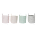 Laundry basket DKD Home Decor Polyester (4 pcs) (35 x 35 x 38 cm)