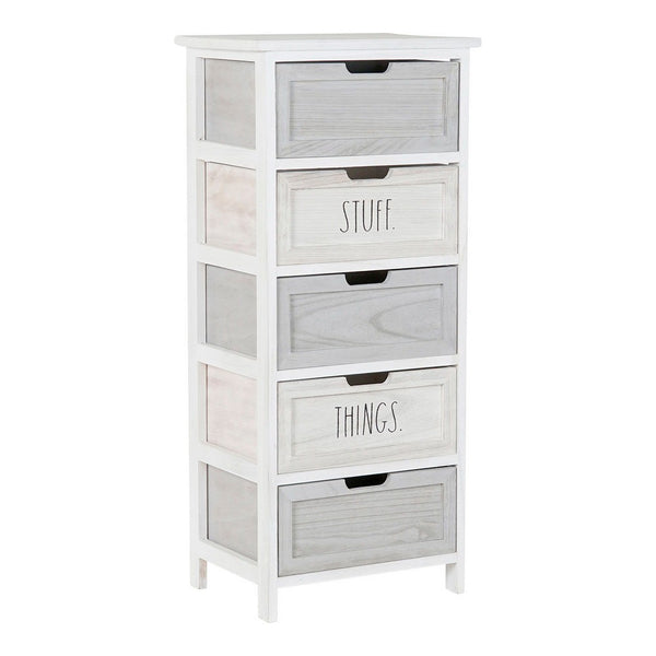 Chest of drawers DKD Home Decor Paolownia wood (40 x 29 x 90 cm)