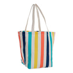 Multi-use Bag DKD Home Decor Stripes Multicolour Polyester Cotton (24 x 26 x 35 cm)