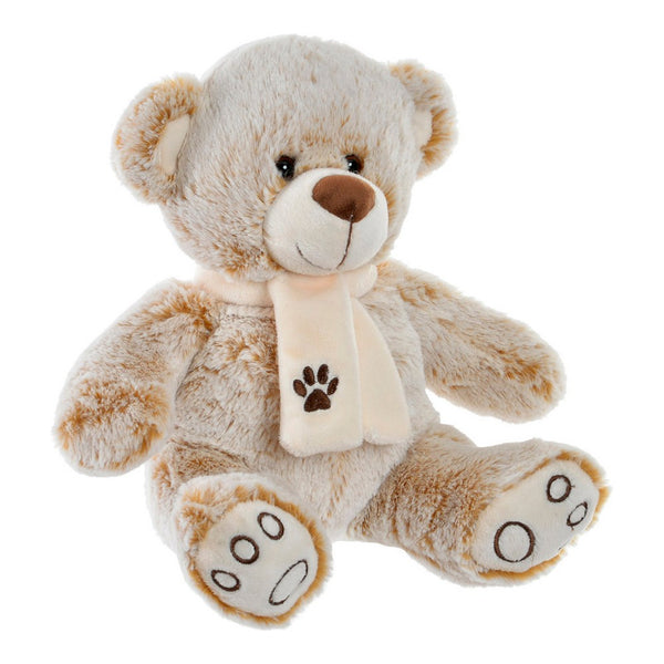 Fluffy toy DKD Home Decor Beige Polyester Bear (29 x 24 x 28 cm)