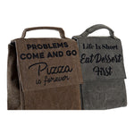 Cool Bag DKD Home Decor Thermal Leather Canvas (2 pcs) (18 x 14 x 28 cm)