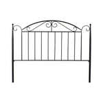 Headboard DKD Home Decor Black Ironwork (150 x 3 x 119 cm)