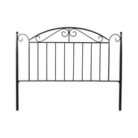 Headboard DKD Home Decor Black Ironwork (150 x 3 x 119 cm)