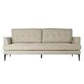 Sofa DKD Home Decor Beige Polyester Metal Modern (200 x 84 x 85 cm)