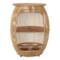 Side Table DKD Home Decor Rattan (61 x 56.5 x 79 cm)