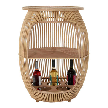 Side Table DKD Home Decor Rattan (61 x 56.5 x 79 cm)