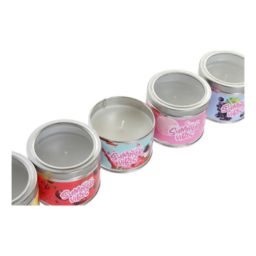 Scented Candle DKD Home Decor Summer Vibes (6 pcs)