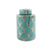 Vase DKD Home Decor Turquoise Porcelain Oriental (13.5 x 13.5 x 21 cm)