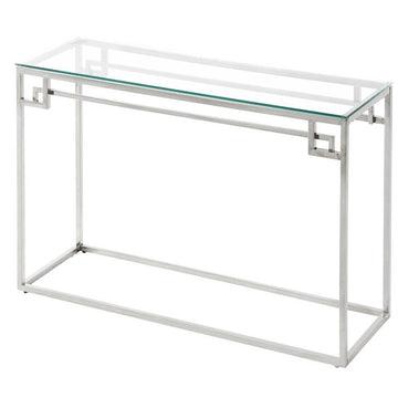 Console DKD Home Decor Silver Crystal Steel (120 x 40 x 75 cm)