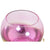 Candleholder DKD Home Decor Pink Metal Crystal Golden (19 x 19 x 20.5 cm)