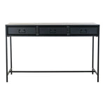 Console DKD Home Decor Black Metal (120 x 40 x 76 cm)