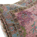 Cushion DKD Home Decor 8424001832422 Green Lilac Light Pink Squared Arab 45 x 12 x 45 cm