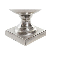 Vase DKD Home Decor Aluminium Silver (24 x 24 x 49 cm)