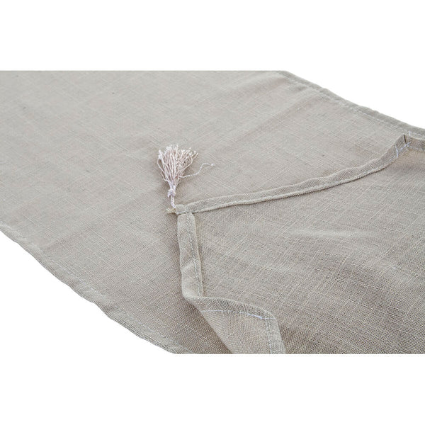 Table Runner DKD Home Decor Beige Polyester (35 x 135 x 1 cm)