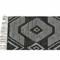 Carpet DKD Home Decor White Black Cotton (160 x 230 x 1 cm)