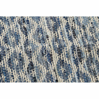 Tapis DKD Home Decor Bleu Blanc (120 x 180 x 1 cm)