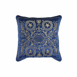 Cushion DKD Home Decor 8424001850341 Blue Golden 45 x 10 x 45 cm