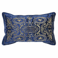 Cushion DKD Home Decor 8424001850358 Golden 50 x 10 x 30 cm Navy Blue