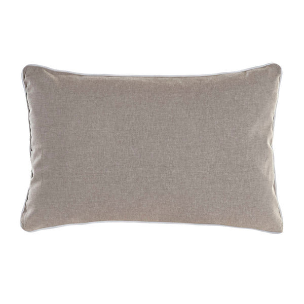 Cushion DKD Home Decor White Beige Cotton (60 x 15 x 40 cm)