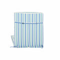 Cushion DKD Home Decor Hammocks 190 x 60 x 5 cm Stripes White Sky blue Navy Blue (190 x 60 x 5 cm)