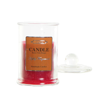 Scented Candle DKD Home Decor Maroon (6 x 6 x 11 cm)