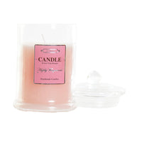 Scented Candle DKD Home Decor Pink (8.5 x 8.5 x 15 cm)