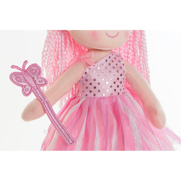 Rag Doll DKD Home Decor Fairy (25 x 10 x 35 cm) (2 pcs)