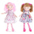 Rag Doll DKD Home Decor (20 x 20 x 50 cm) (2 pcs)