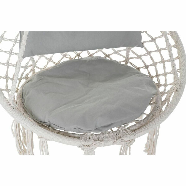 Hammock DKD Home Decor Beige Multicolour 82 x 62 x 123 cm (82 x 62 x 123 cm)