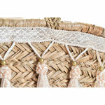 Bag DKD Home Decor White Multicolour Natural Metal 59 x 16 x 30 cm