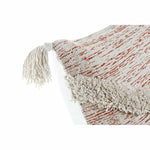 Coussin DKD Home Decor Beige Orange 45 x 10 x 45 cm Frange