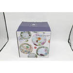 Plate set DKD Home Decor Porcelain Multicolour 18 Pieces (27 x 27 x 3 cm)