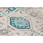 Tappeto DKD Home Decor Finitura invecchiata Azzurro Cotone Arabo (120 x 180 x 1 cm)