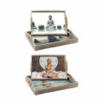 Set of trays DKD Home Decor 40 x 30 x 6 cm MDF Wood (2 Units)