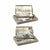 Set of trays DKD Home Decor Beige 40 x 30 x 6 cm MDF Wood (2 Units)