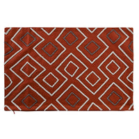 Cushion cover DKD Home Decor 60 x 1 x 40 cm Terracotta Geometric