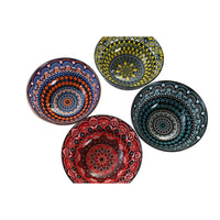 Sushi Set DKD Home Decor 34 x 34 x 6,5 cm Multicolour Mandala Stoneware Oriental (12 Units)