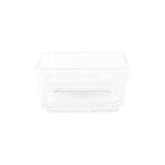 Pladenj za prigrizke DKD Home Decor 32 x 21 x 6 cm Kristal Naraven 280 ml