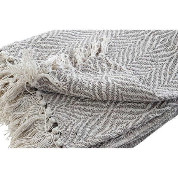 Blanket DKD Home Decor 130 x 170 x 0,5 cm Beige