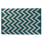 Carpet DKD Home Decor 160 x 230 x 2 cm Polyester Zigzag Bicoloured