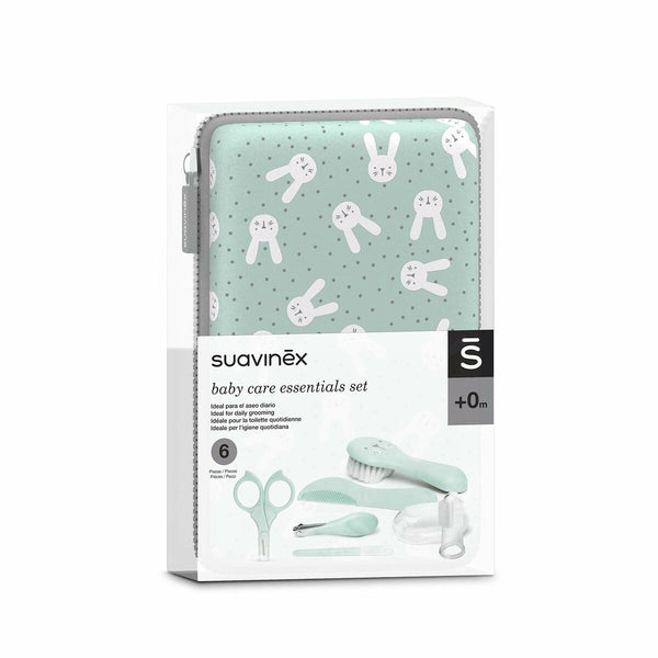 Baby Manicure Set Suavinex Green (7 Pieces)