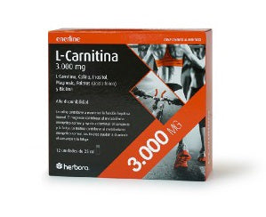 "Herbora L-Carnitina 3000 12 Uds De 25ml"